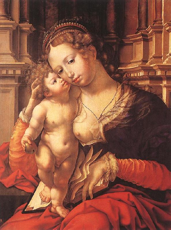 GOSSAERT, Jan (Mabuse) Virgin and Child sdg oil painting image
